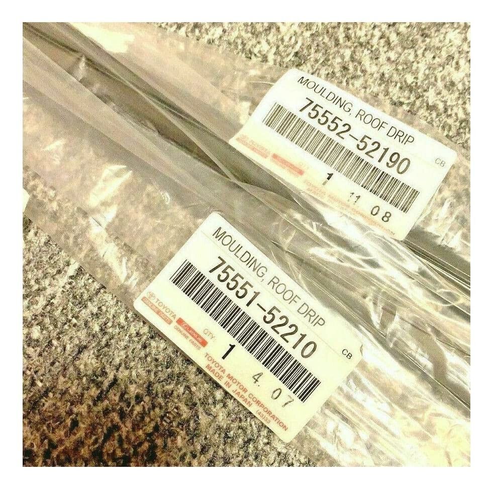 Genuine Toyota OEM 2012-2021 Prius C Roof Molding LH RH 75552-52190 75551-52210