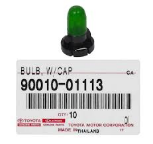 TOYOTA 90010-09019 4RUNNER 2003-2009 COOLER CONTROL SWITCH BULB QTY3 OEM