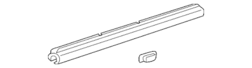Toyota OEM Lexus RX400H RX330 RX350 WEATHERSTRIP FRONT DOOR GLASS INNER RH LH