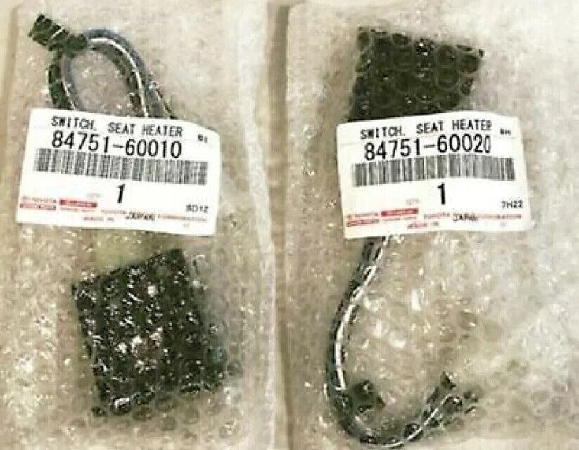 Toyota Genuine Seat Heater Switch LH RH Landcruiser 84751-60010 84751-60020 New