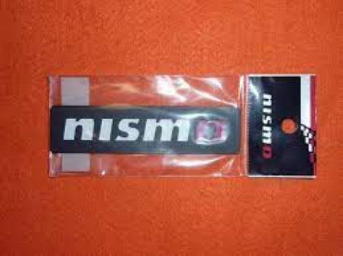 Genuine Nissan OEM NISMO black metal badge sticker emblem 99993-RN211