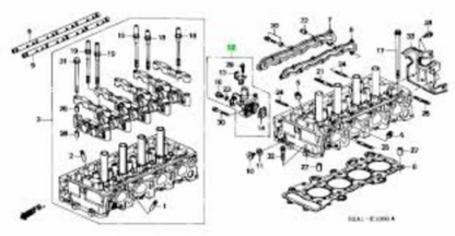Genuine HONDA OEM S2000 AP1 2 Vtec Solenoid Spool Valve W/Gasket 15810-PCX-015