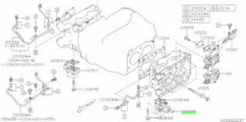 Genuine SUBARU OEM WRX STI Oil Control Valve Holder 10917AA070