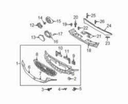 Genuine MAZDA OEM CX-5 KF2P KF5P KFEP 2018-2023 Front Grille Emblem TK79-51-730