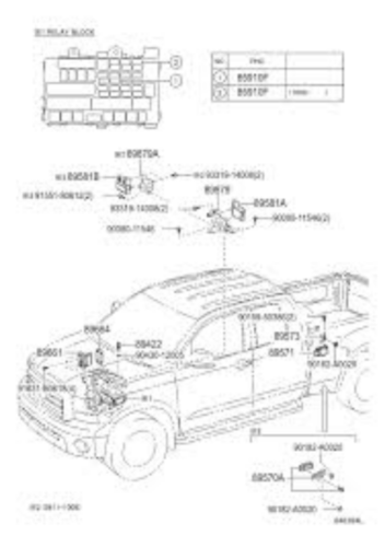 GENUINE TOYOTA OEM TUNDRA 2010-2021 FUEL PUMP CONTROL MODULE 89571-34070