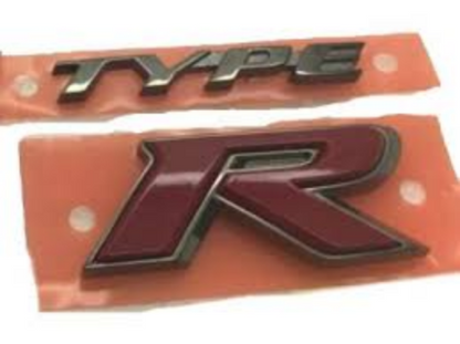 Genuine Honda OEM CIVIC TYPE-R FK8 Emblem Front TypeR Plate 75732-TGH-A01
