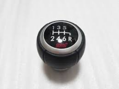 Subaru OEM Impreza WRX STI 6 Speed Manual Leather Gear Shift Knob ST35022ST170