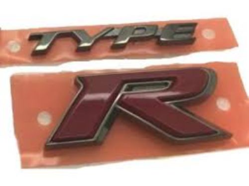 Genuine Honda OEM CIVIC TYPE-R FK8 Emblem Front TypeR Plate 75732-TGH-A01