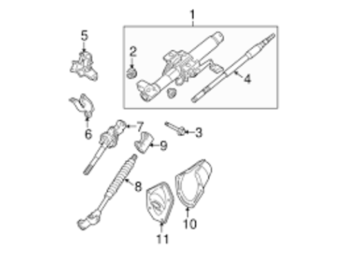 GENUINE TOYOTA OEM TACOMA INTERMEDIATE STEERING SHAFT No2 05-15 45203-04021