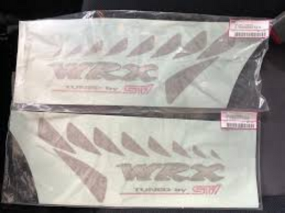 Genuine SUBARU OEM Impreza WRX STI GC8 Rear Side Fender Decal Sticker Rare Item