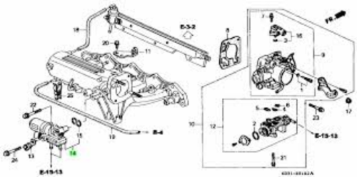Genuine HONDA OEM Integra Fuel Injection Idle Air Control Valve 36450-P6T-S01
