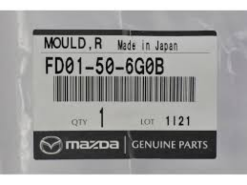 Genuine MAZDA OEM RX-7 FD3S 1991-1998 Rear Grass Windshield Molding set