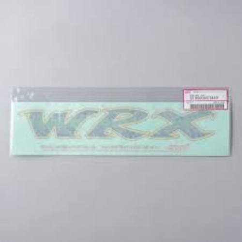 Genuine SUBARU OEM GC8 Impreza WRX STI Rear Trunk White Decal Sticker