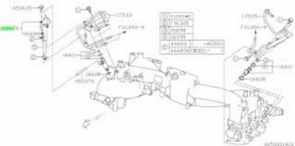 Genuine SUBARU OEM Impreza Forester Injection Pressure Regulator 22670AA252