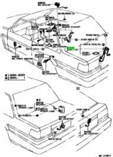 Genuine TOYOTA OEM AE86 Corolla Fuel Guage Analog Sender Tank Meter 83320-19715