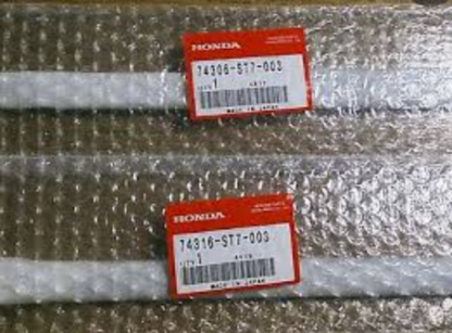 Genuine HONDA ACURA 3-Door Integra DC1 DC2 Front Door & Roof Molding Rh & Lh SET