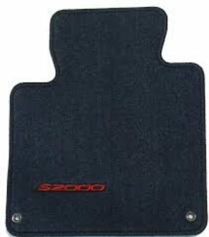 Genuine Honda OEM S2000 Black with Red Stiching Carpeted Set Floor Mat
