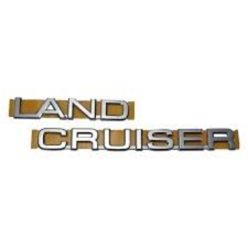 Toyota OEM Back Door Emblem "LAND CRUISER"  1/98-8/02 100 Series Land Cruiser