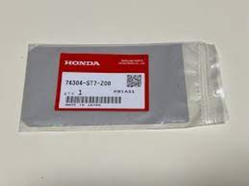 Genuine HONDA OEM DC2 Integra TYPE-R Front Strut Tower Bar Sticker Decal