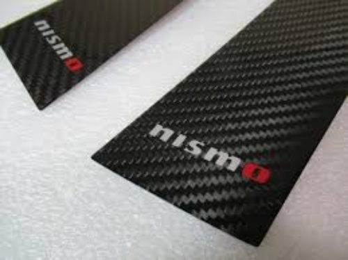 Nissan Nismo Skyline GT-R R34 Carbon Pillar Door Garnish Set of 2 Left & Right