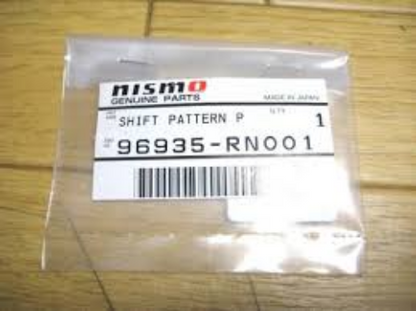 Nissan OEM NISMO 6Spd Gear Pattern Plate 240SX 300ZX 350Z G35 G37 GTR SKYLINE