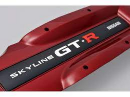 Genuine Nissan OEM Skyline R34 GT-R RB26DETT Rocker Cover Ornament Red