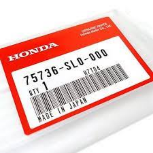 Honda OEM 91-05 Acura NSX NA1 NA2 Side Door NSX Emblem Badge Black 75736-SL0-J10