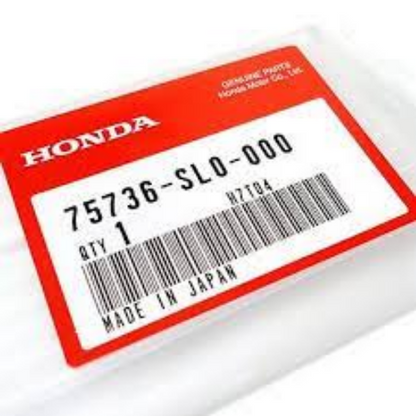 Honda OEM 91-05 Acura NSX NA1 NA2 Side Door NSX Emblem Badge Black 75736-SL0-J10