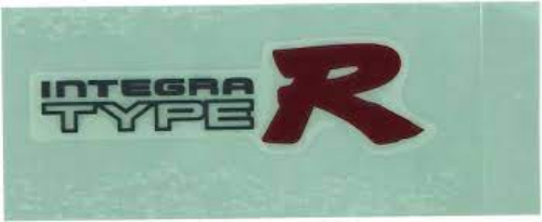 Genuine HONDA OEM DC2 Integra TYPE-R Front Strut Tower Bar Sticker Decal