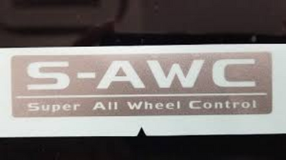 Genuine Mitsubishi OEM OUTLANDER PHEV GG Decal Sticker Rear "S-AWC" 7415A396