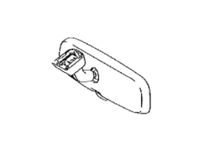 Genuine Toyota OEM Corolla CP Coupe AE86 Room Inner Mirror 87810-12200-02