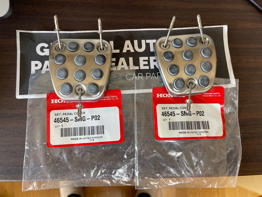 Genuine HONDA OEM ACURA Integra DC5 RSX Accord Civic Brake Clutch Pedal Pads