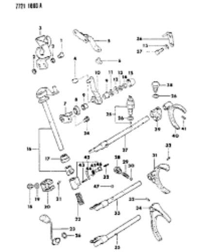 Genuine Mitsubishi OEM BACKUP REVERSE LIGHT SWITCH & SEAL MD730979