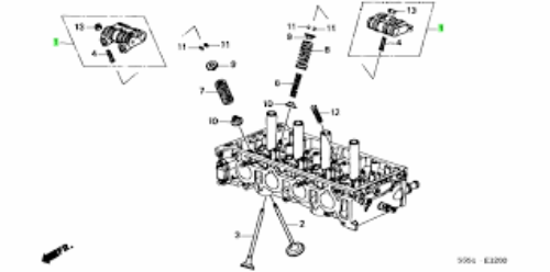 Genuine HONDA OEM Civic Integra Valve Rocker Arm 14620-PNA-040