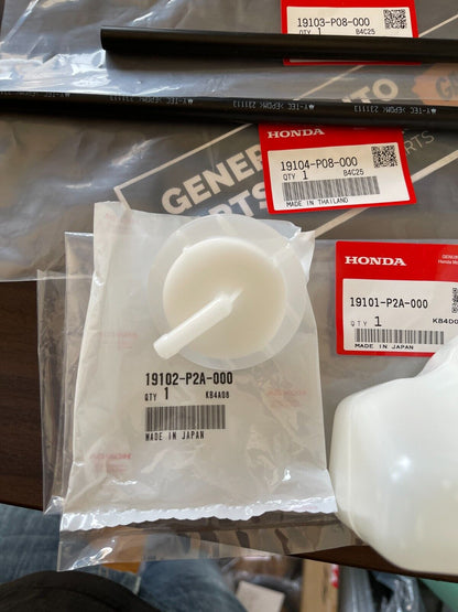 Genuine HONDA CIVIC 96-00 EK2 EK3 EK4 EK9 Type-R SIR Coolant Reservoir Tank set