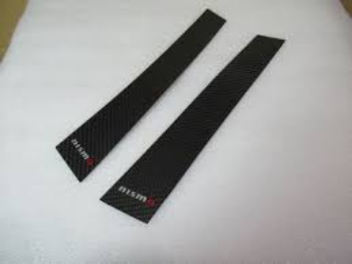 Nissan Nismo Skyline GT-R R34 Carbon Pillar Door Garnish Set of 2 Left & Right