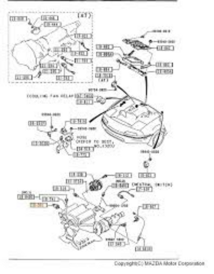 Genuine MAZDA OEM Miata Oil Pressure Sending Unit B61P-18-501