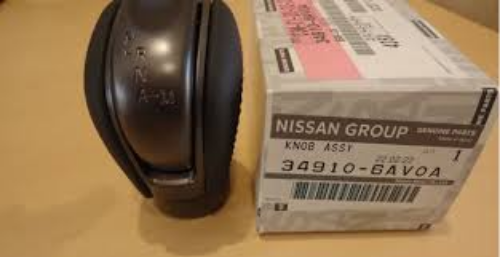 Genuine Nissan R35 GT-R GTR BLACK EDITION Red Stitch Shift Knob 34910 - 6AV0A