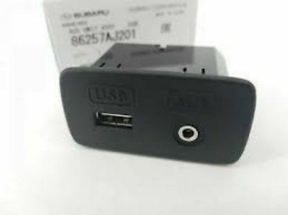 Genuine SUBARU OEM OUTBACK Auxiliary Jack  Unit Ay USB 86257AJ201