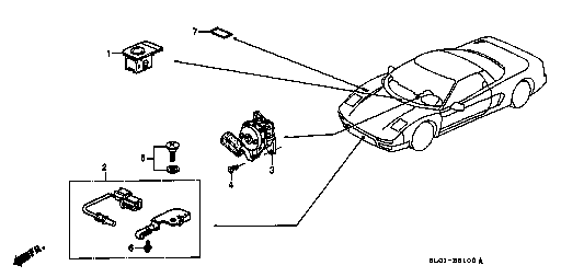 Genuine HONDA OEM ACURA NSX NA1 NA2 Aspirator Assy 80530-SL0-A01
