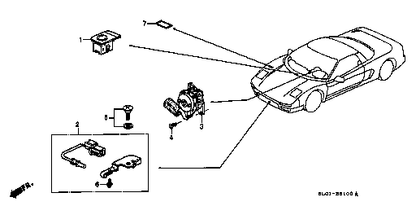 Genuine HONDA OEM ACURA NSX NA1 NA2 Aspirator Assy 80530-SL0-A01