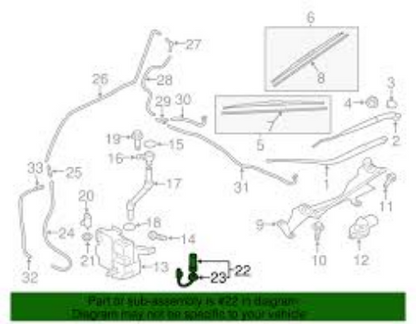 Genuine MITSUBISHI Outlander PHEV Windshield Washer Fluid Level Sensor 8260A406