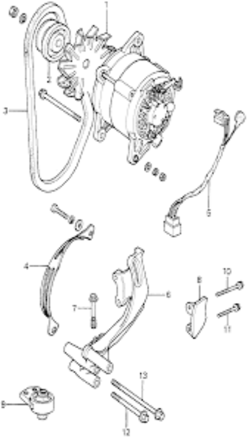 Genuine Honda OEM Bolt Flange (8X16) 95701-0801608
