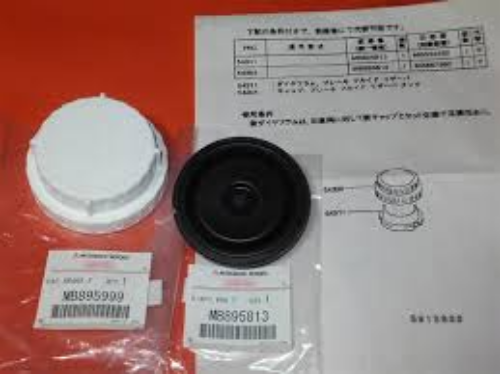 Genuine MITSUBISHI LANCER EVO5&6 CP9A Cap Brake Fluid Resrvoir & Diaphragm Set