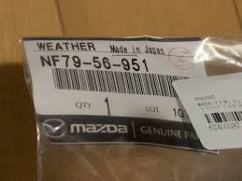 Genuine MAZDA OEM MX-5 NC NCEC LID WEATHER STRIP RUBBER SEAL NF79-56-951