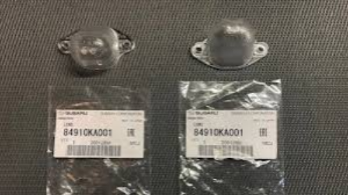 Genuine Subaru OEM  License Plate Light Lens 84910-KA001 (x2) Set