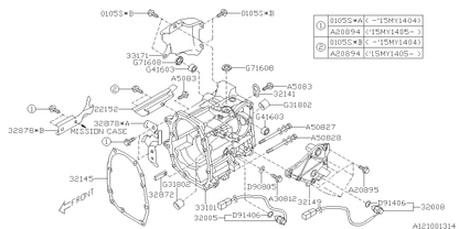 Genuine SUBARU OEM B14 LEGACY G11 IMPREZA SWITCH ASSEMBLY NEUTRAL 32008AA141