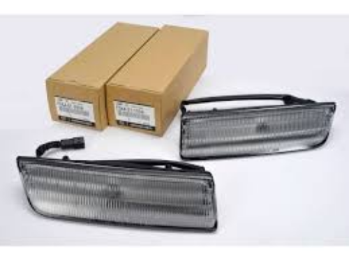Genuine MAZDA RX-7 FC3S Front Pass Position Lamp Light Flash Passing LH & RH Set