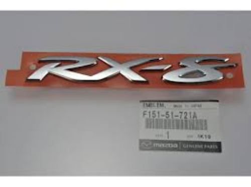 Genuine MAZDA OEM RX-8 SE3P 2004-2011 Rear Trunk Lid "RX-8" Emblem Logo Badge