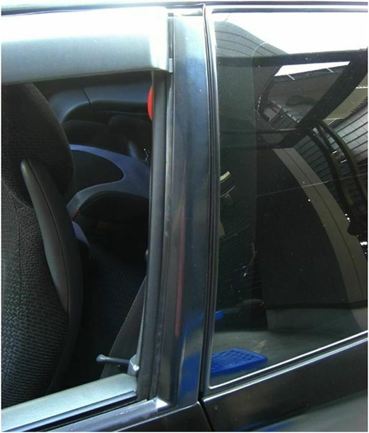 Genuine Honda OEM 92-95 Civic 2Dr 3Dr Door Garnish Trim Pillar Sash LH & RH Set